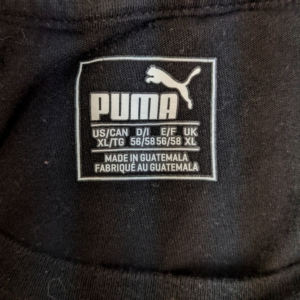 Puma men's black t-shirt size L - Picture 3 of 7